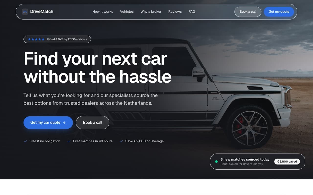 DriveMatch website